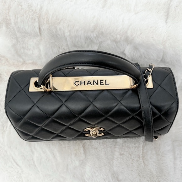 Chanel Misty Dark Grey Medium Flap Bag - Picture 4 of 16